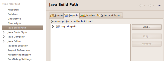 Screenshot-Properties for org.bridgedb.bio